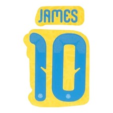 JAMES RODRÍGUEZ #10 2026 Colombia Home Flocking Football Nameset picture