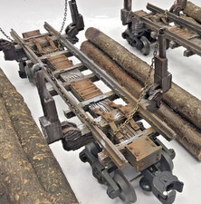 O gauge Custom Designed & Painted, Skeleton Cars with logs . Price Per Car picture