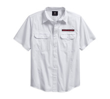 Harley-Davidson® Men's Checkerboard Graphic Short Sleeve Shirt, LARGE 96194-18VM picture