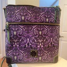 Disney Parks Dooney & Bourke Madame Leota Haunted Mansion Purple Crossbody EUC picture