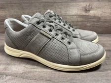 Mephisto Hero Perf Ash Gray Nubuck Leather Sneakers Shoes Mens Size 10.5 picture
