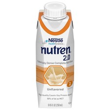Nestle Nutren 2.0 Complete Tube Feeding Formula Unflavored 8oz Carton Case of 24 picture