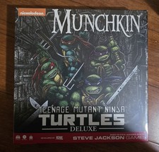New Nickelodeon Munchkin Teenage Mutant Ninja Turtle Deluxe Board Game Sealed picture