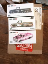 Kaido House Mini GT 1:64 3new Silverados opened Boxes Chance Of Chase On All 3 picture