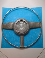 Vintage 1946-48 Pontiac Steering Wheel Horn Ring Button Assy Banjo picture