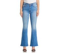 MOTHER The Lil' Weekender Petites High Rise Flared Jeans MSRP $228 picture