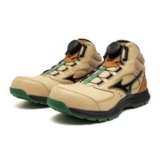 MIZUNO All-Mighty LSIII 74M BOA F1GA2603 55 Sand Beige Black 3E Safety Shoes picture