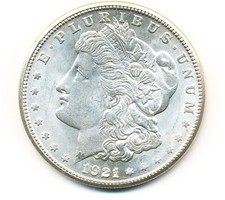 US Coin  1921  S  BU good details. nice  clear fields. pood  perimiter..C30051 picture