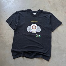 Vintage 90’s South Park Angel Kenny Cartoon TV Promo Retro T-shirt Size Medium picture