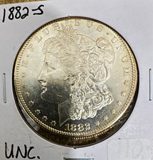 1882-S Morgan $1 Silver Dollar San Francisco S Mint Mark Business Strike picture