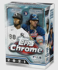 2021 Topps Chrome Baseball Blaster Box (32 Cards) SEALED picture