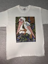 Vintage 2006 Placida Seafood Festival Art Tee Pelican Graphic Florida Hanes M picture