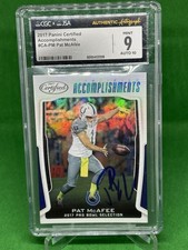 Pat McAfee 2017 Panini Certified #CA-PM GCG Mint 9 JSA Auto 10 Colts ESPN RARE picture