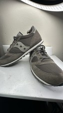 Saucony Jazz Low Pro Grey Suede Retro Sneakers Men’s Size 12 Perfect Condition picture