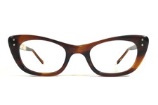 Vintage Petite American Optical Eyeglasses Frames F535735 Tippy Amber 42-19-135 picture