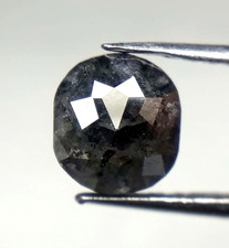 0.89 Ct Grey Cushion Shape Diamond Loose Diamond Salt And Pepper picture