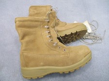New Belleville ICWR GORE-TEX Military Boots Tan Suede Vibram Sole Men's 12.5 R picture