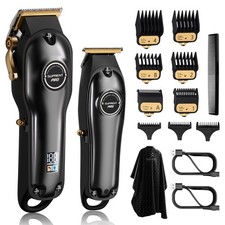 SUPRENT PRO Professional Hair Clippers for Men- Cutting Kit & Zero Black picture