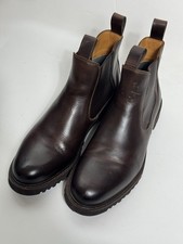 Beckett Simonon Men's Size 9 Dark Brown Leather Chelsea Boots picture