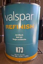 Valspar K73 Jet Black REFINISH - 1 Gallon picture
