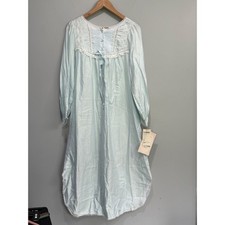Vintage Barbizon Wendy Nightgown Blue Lace Cuddleskin traditional NWT Small picture