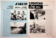 1975 Penton 125cc 250cc Motorcycle Magazine Article Rickman Ad picture