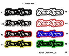 **LOVE IT** Custom Name patch Iron on / Sew on Patch, Fast Shipping picture