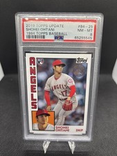 2019 Topps Update Series - 1984 Topps Baseball Shohei Ohtani #84-25 PSA 8 picture