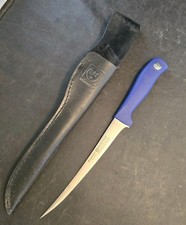 Wusthof Silverpoint 4687 Filet Knife with Leather Sheath Solingen Germany picture