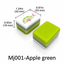 American Mahjong Tiles Set — 160 Smooth Acrylic Tiles, Apple Green picture