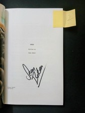 Sean Baker signed Anora official script book limited edition Exact Proof picture