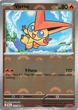 Victini (Master Ball Pattern) 012/086 R Black Bolt Pokemon Holo NM/M picture