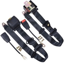 For all Chevrolet 2 Seat Belt Universal Fit Extreme Quality 3 Point Easy Install picture