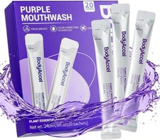 New BodyAccel Purple Mouthwash 1 pack (20 sachets) picture