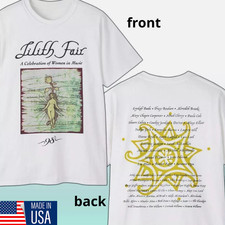 Rare Vintage 1998 Lilith Fair Shirt Double Sided - Lilith Fair 1998 Tour Shirt picture