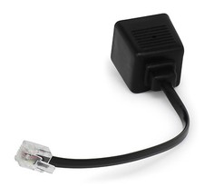 NEW 318b four prong to modular telephone converter adapter - 4 prong to RJ11 picture