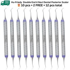Hu-Friedy SCNEVI49E2 Double End 4 Nevi Dental Posterior Scaler 9 Everedge Handle picture