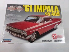 Vintage 1996 Lindberg 1/25 61 Impala SS 409 Convertible New Factory Sealed picture