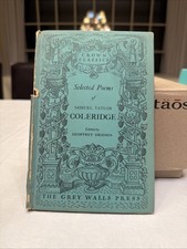 Vintage 1951 Crown Classics Selected Poems Of Samuel Taylor Coleridge - London picture