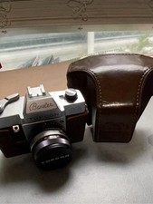 VINTAGE BESELER TOPCON AUTO 100 35MM FILM SLR SILVER CAMERA BODY ~ISSUES-AS IS picture
