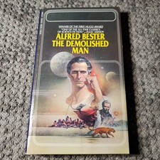 The Demolished Man Alfred Bester 1978 Paperback Hugo Award Winner Sci-Fi picture
