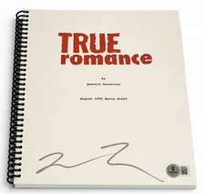 Quentin Tarantino Signed Autograph True Romance Full Script Screenplay Beckett picture