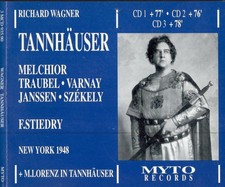RICHARD WAGNER - TANNHAUSER - MYTO CDS picture