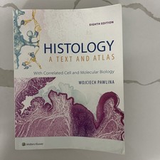 Histology A Text And Atlas Pawlina Ross Wolters Kluwer PB 8th Ed 2020 Med.  Tc picture