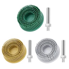 Sissatthai 3Pcs Bristle Disc 2 Inch Gasket Remover White & Green & Yellow picture