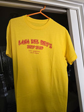 RARE Lana Del Rey shirt LDR Surf Shop Chinatown LA Popup - Yellow Medium picture