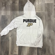 Purdue Hoodie White Mens Medium White picture
