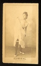 1880s N392 Admiral Tobacco Cigarettes Actresses #126 Female Subject picture