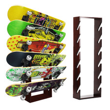 6 Layer Skateboard Rack Wall-Mounted Longboard Display Holder For Shop Display picture