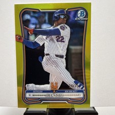 2026 Bowman Chrome - Juan Soto True Yellow Refractor /75 - NY METS picture